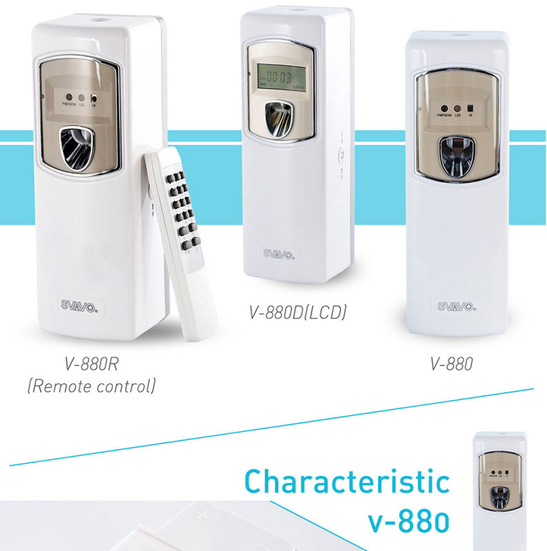 Toilet Spray Automatic Air Freshener Dispenser with Remote Control (V-880R)