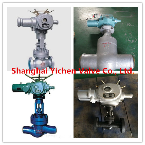 Forged Steel Through Way Flange China Globe Valve (J41Y)