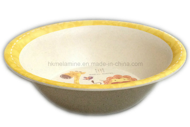 Round Kids Melamime Bowl with Logo (BW7205)