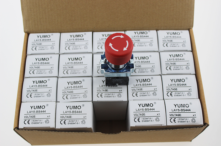 Lay5-BS444 Mushroom Head Push Button Switch