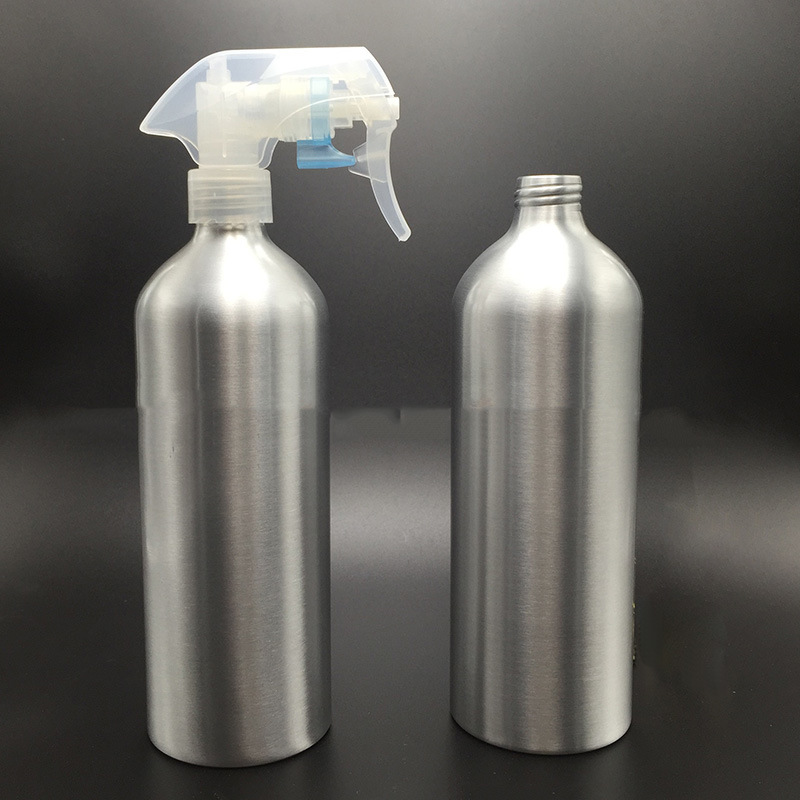 Trigger Sprayer Aluminum Bottle, Round Tin Box (NAL09)