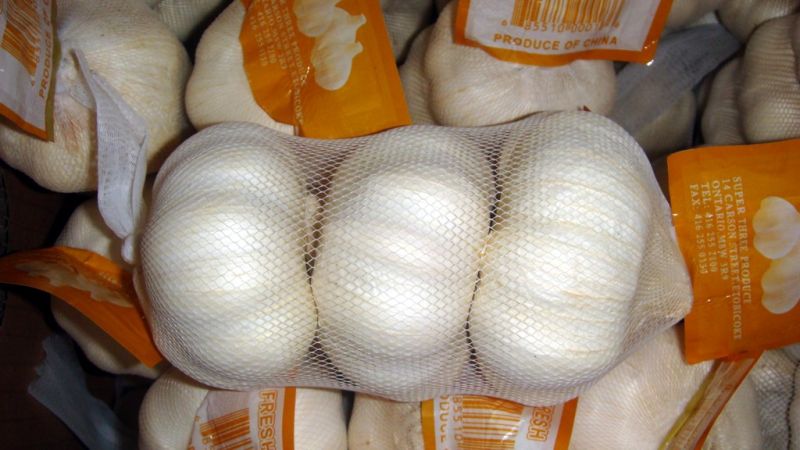 High Quality 5.0cm and up Pure White Garlic