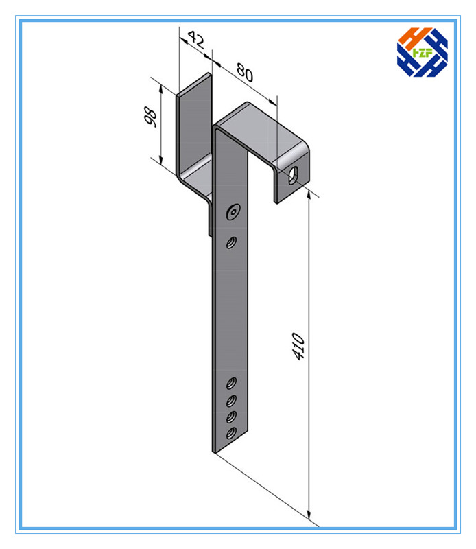 Roof Hook for Solar Panel Mounting Ss304