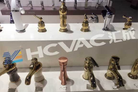 Brass Zamak Plastic Faucet Sanitary PVD Vacuum Chrome Coating Plating Machine