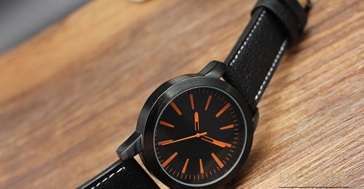 Genuine Leather Watch Fashion Alloy Watch Hl-304