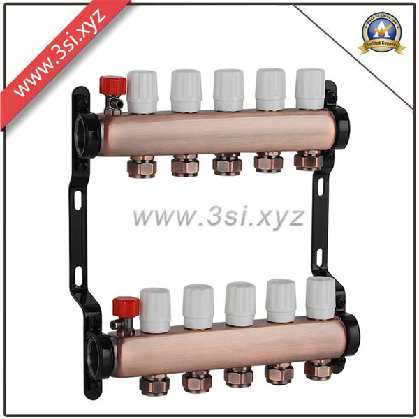 Quality Copper Water Manifold for Floor Heating System (YZF-M556)