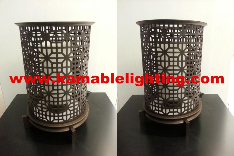 Modern Hotel Cylinder Aluminum Table Lamp (WGT03/00/001)