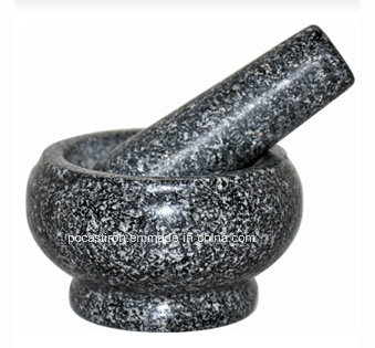 Round Marble Mortars and Pestles