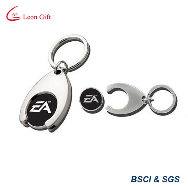 Shipping Cart Trolley Coin Keychain