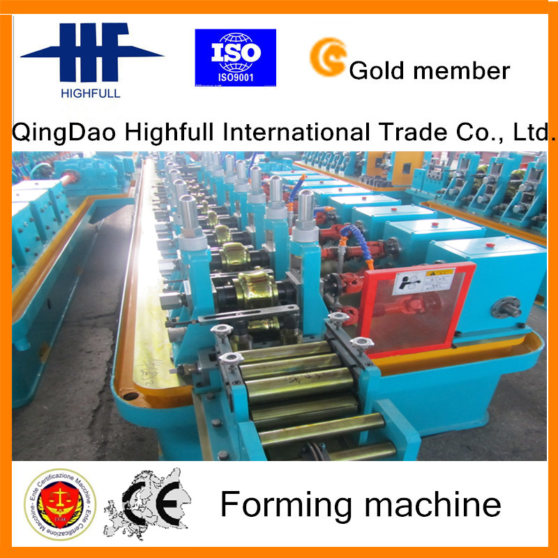 Q235 Steel Welded Tube Roll Forming Machine, Iron Pipe Tube Rolling Machine