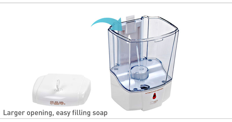 V-410 Plastic Soap Dispenser Hotel Liquid Soap Dispenser Automatic Soap Dispenser