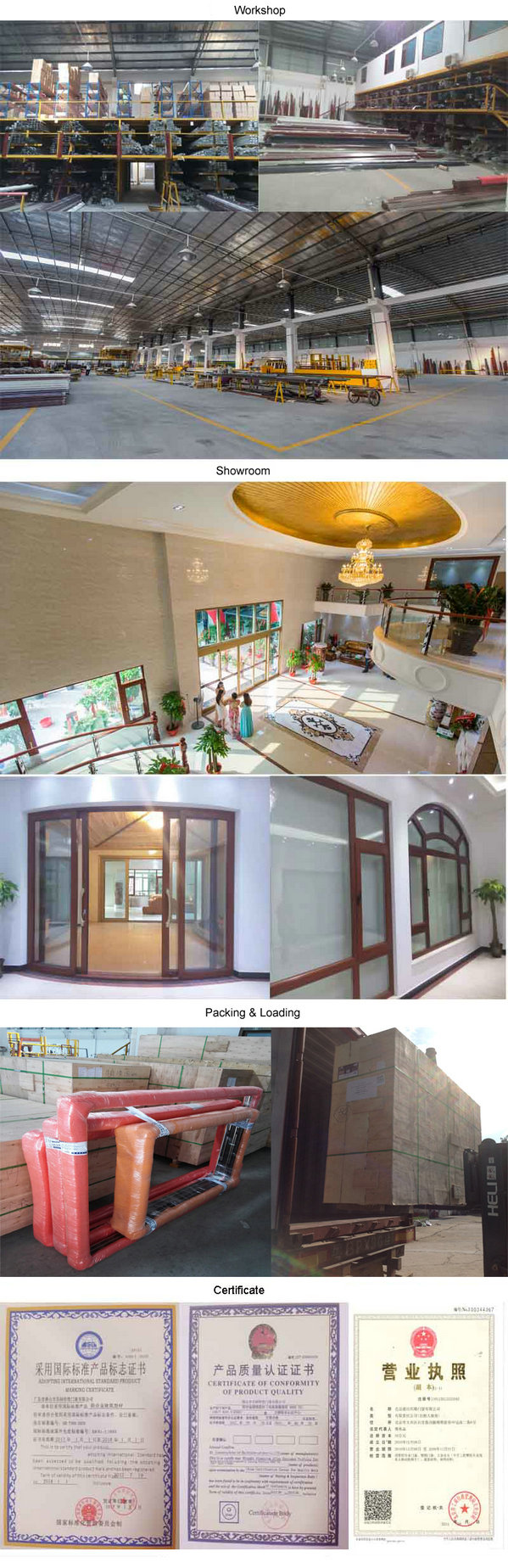 Latest Design Aluminum Patio Doors for Residential (FT-D126)