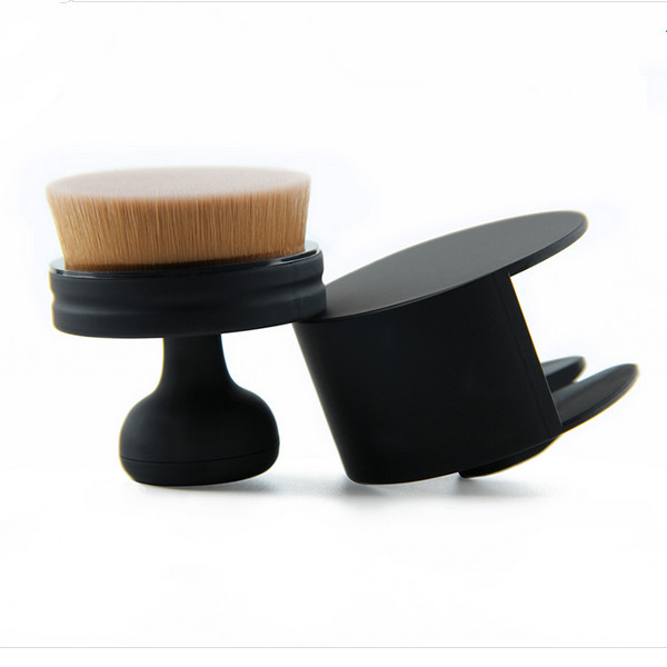 3D Contour Curved Brushes Seal Shape Foundation Makeup Brush