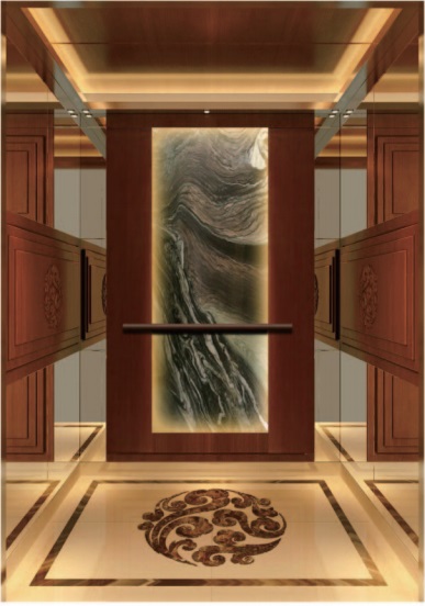 Passenger Elevator Lift Mirror Etched Mr & Mrl Aksen Hl-X-031