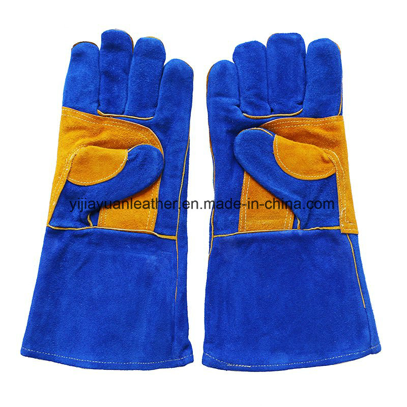 Cowhide Split Leather Labor Welders Working Gloves