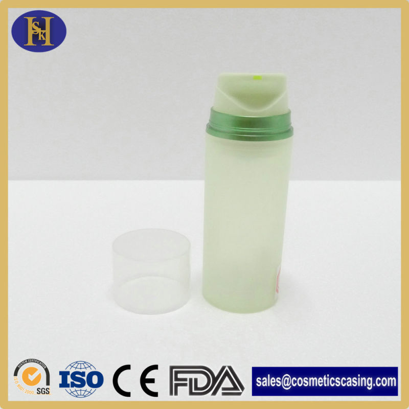 China Supplier Empty Frosted Bubble Cleanser Airless Bottle