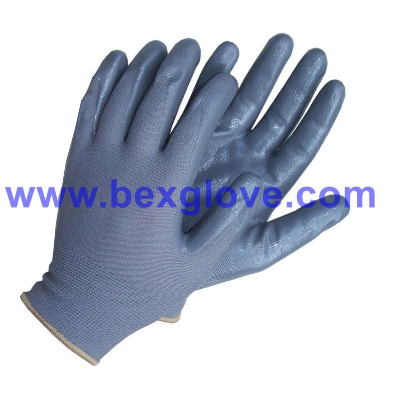 Cheap Working Glove, Nitrile Coated Glove