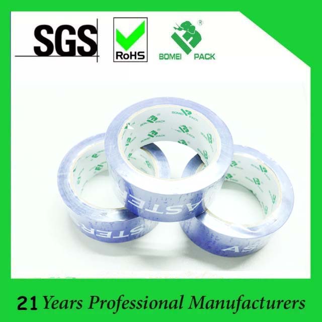 Blue Color Packaging Tape with Prints