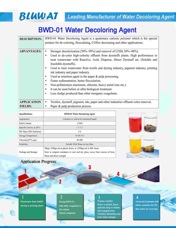 Hot Sale Decoloring Polymer Chemicals