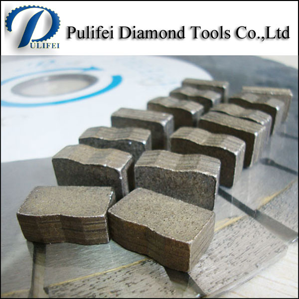 Big Size Diamond Saw Teeth Abrasive Stone Cutting Segment