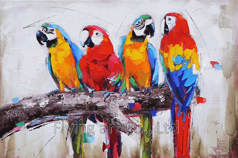 Animal Canvas Art Painting for Birds