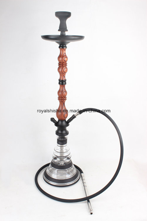 2016 Good Quality Wooden and Stainless Steel Stem Shisha Hookah