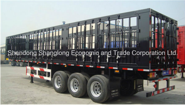 13 Meters Three Axles 50ton Cargo Box Trailer