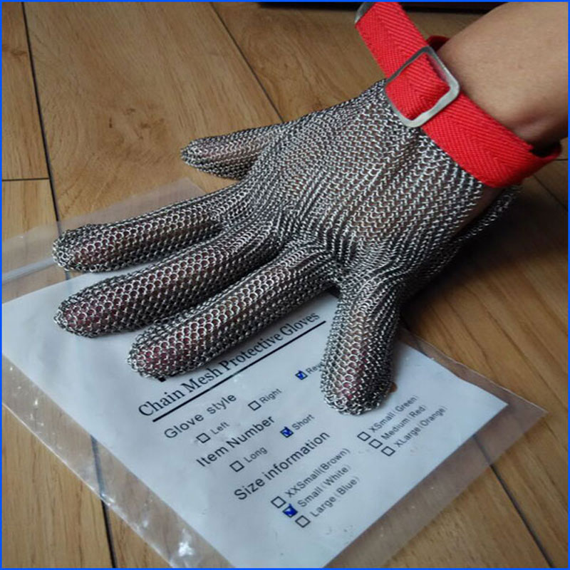 Cut Resistance Stainless Steel 304L Safety Gloves