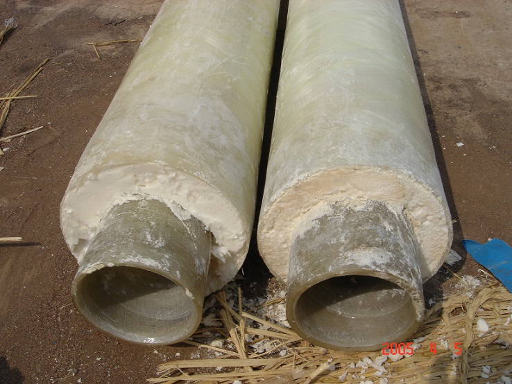 Polyurethane Material Adopt FRP Pipe for Oilfield Geothermic Fluid Conveying