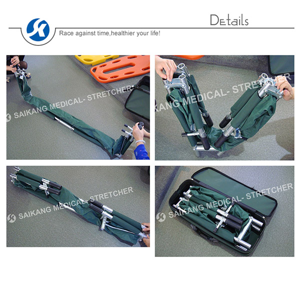 Helicopter Rescue Medical Stretcher with Safety Belts