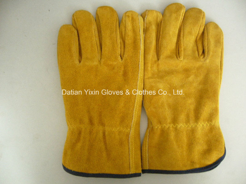 Driver Glove-Work Glove-Leather Glove-Gloves-Labor Glove-Cow Leather Glove-Safety Glove