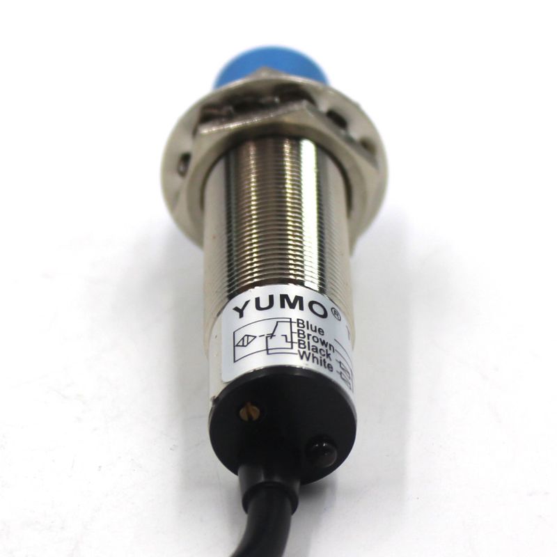 Yumo Cm18-3008nc Plastic Detection Distance 0-8mm Adjustable NPN. No+Nc Capacitive Proximity Switch