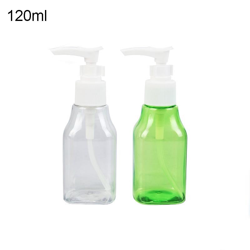 Small Pet Bottle with Lotion Pump 100ml, 120ml Liquid Shampoo Bottle (NB03)