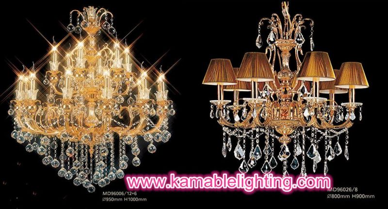 Decoration Projection Crystal Chandelier Lighting (MD96016-8+4)