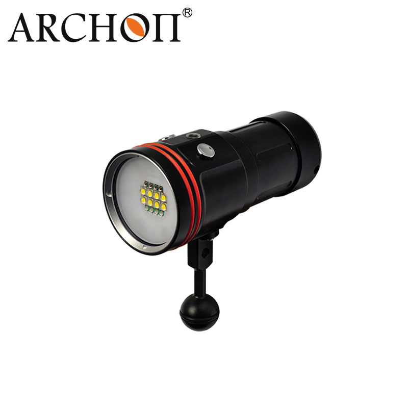 Waterproof 100meters Underwater Photography Torch with Push Button Switch