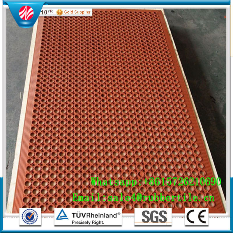 Anti-Slip Kitchen Mat, Drainage Rubber Mat