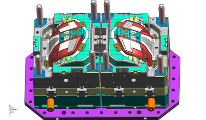 Plastic Car Lamp Mould