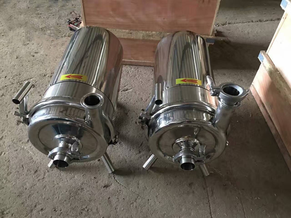 SS316L food grade hygienic self priming water pump for beer milk tank