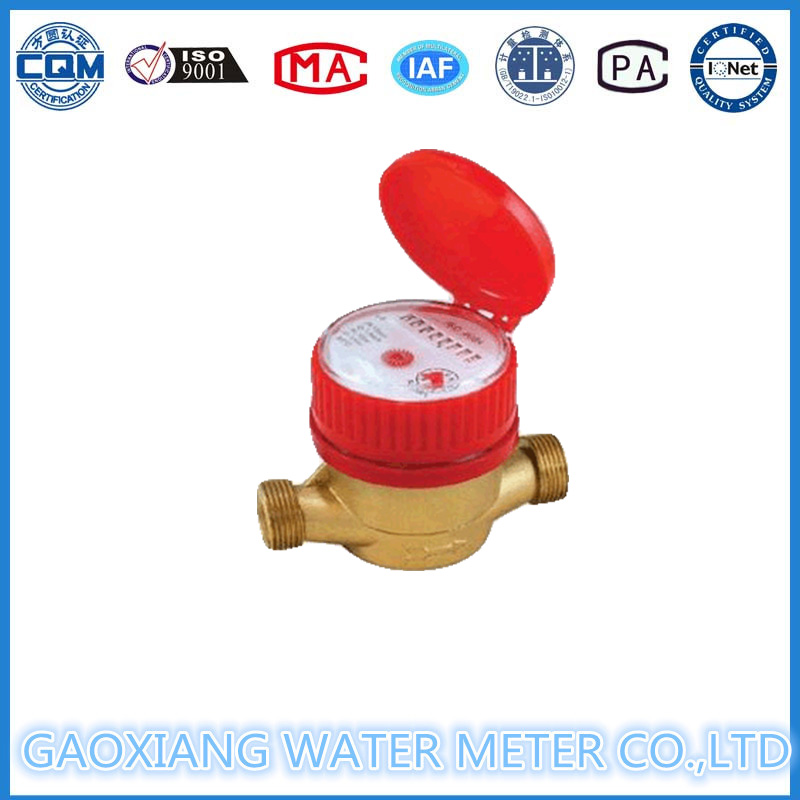 Single Jet Brass Hot Water Meter