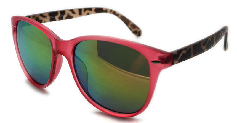 Plastic Unisex Double Color Sunglasses (WSP508305)