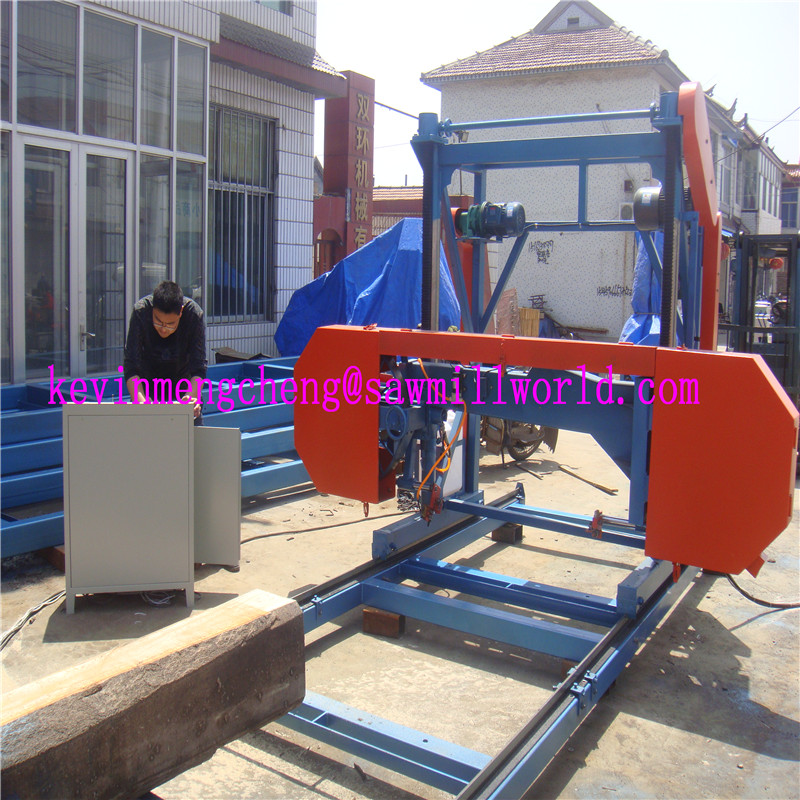 Portable Band Saw Mj700e Automatic Log Cutting Bandsaw