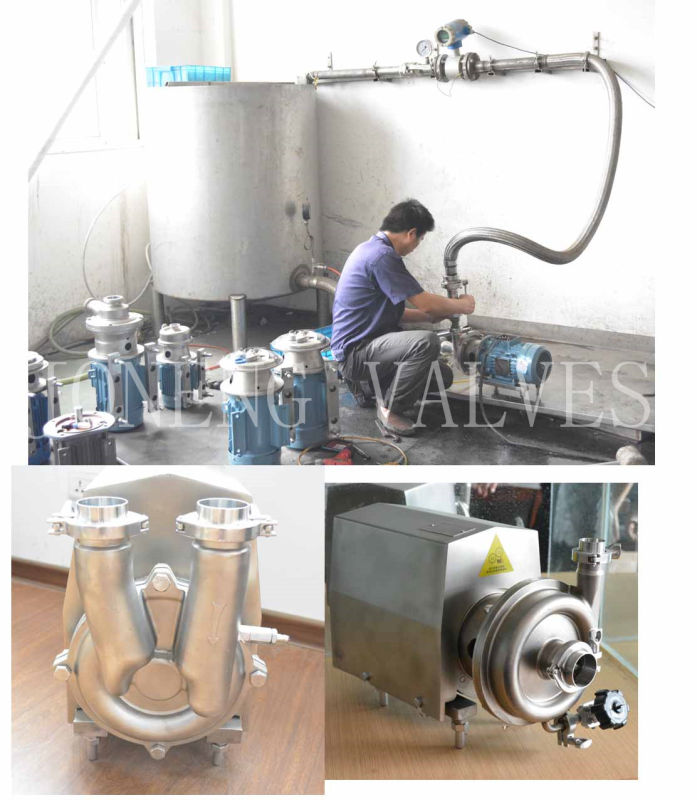 Stainless Steel Sanitary Close Impeller Centrifugal Pump