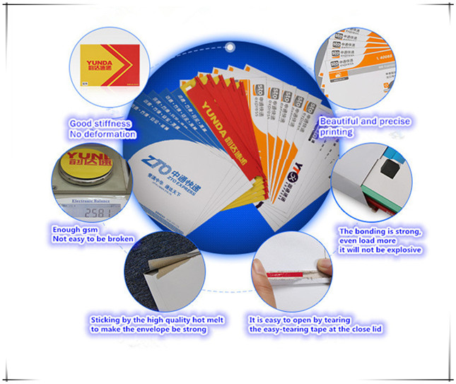 Hard Cardboard Document Envelope with Various Printing