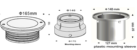 IP67 9W Pure Aluminum LED Buried Underground Light (JP82691)