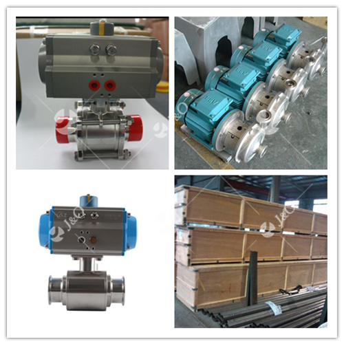 New Design Sanitary Ball Valve with Actuator