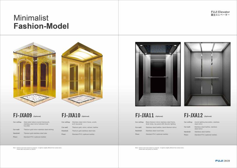 FUJI 10 Persons Minimalist Passenger Elevator Lift