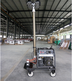 Fusinda Portable Lighting Tower Generator for Construction