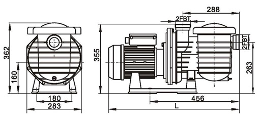 Swimming Pool Water Pump with High Pressure