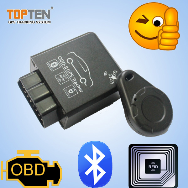 Topten New Design 3G GPS Vehicle Tracking System with Plug and Play OBD Connector