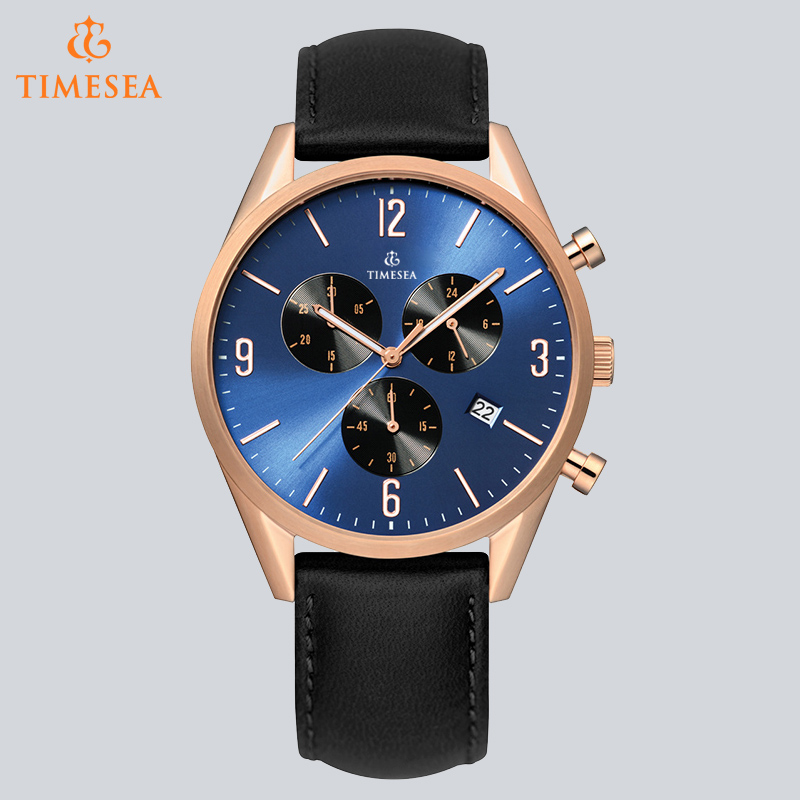 Mens Blue Watches for Luxury Brand Waterproof Wrist Watch 72647